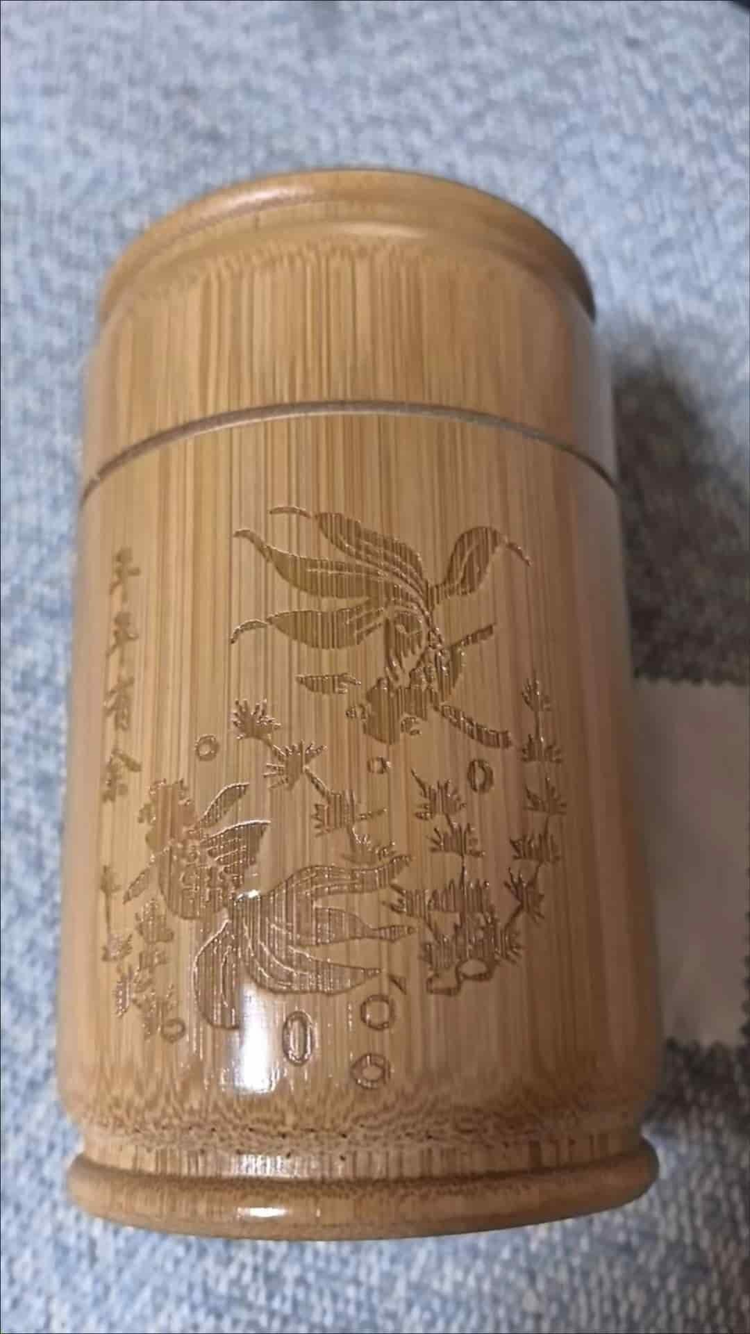 I Ordered The Antique Chinese Bamboo Wooden Loose Leaf Tea Container