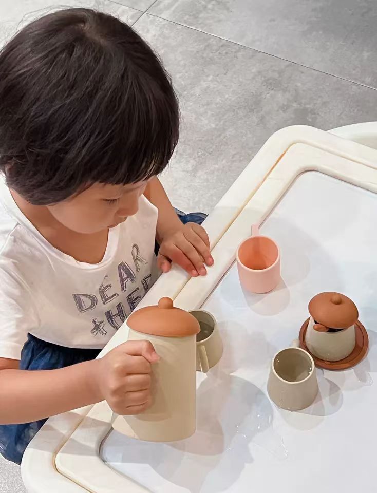 Just Got This Super Cute Silicone Tea Set For My Little One