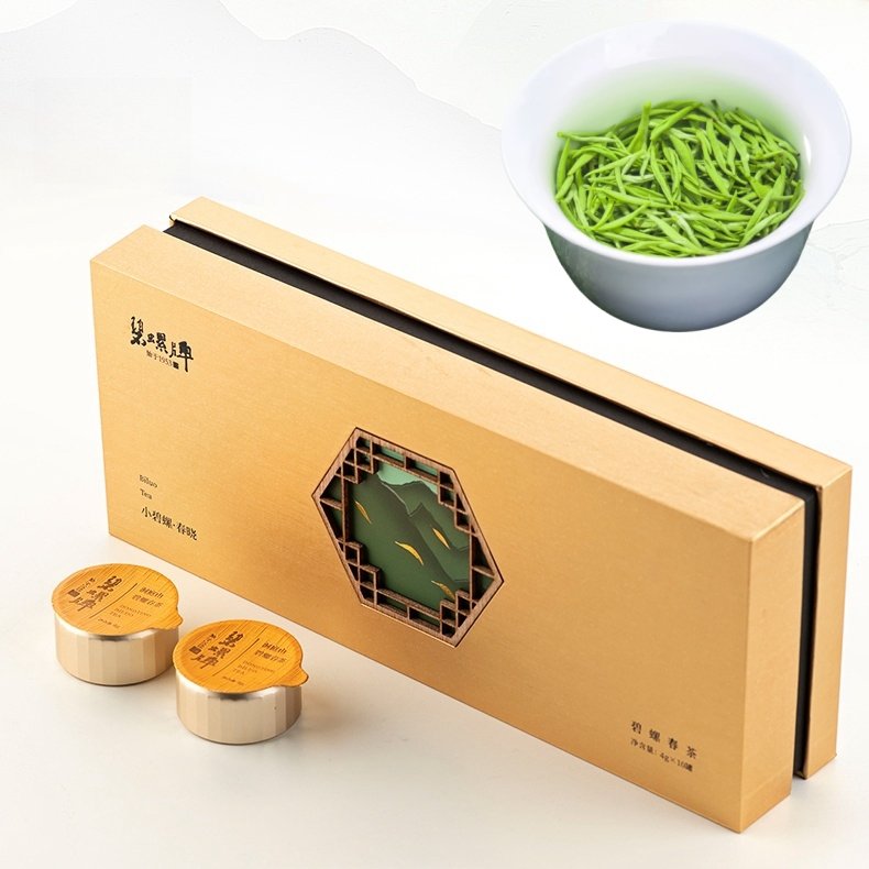2024 Spring First Flush Tea Premium 3a Grade 40g Bi Luo Chun Green Tea Individually Packaged In Elegant Small Tins 2024 Spring First Flush Tea Premium 3a Grade 40g Bi Luo Chun Green Tea Individually Packaged In Elegant Small Tins