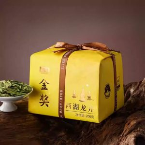 2024 Spring Gold Award Quality West Lake Dragon Well Longjing Green Tea 200g