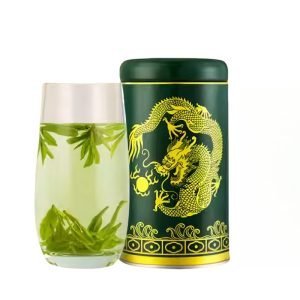 Spring 2024 Premium A Grade West Lake Long Jing Dragon Well Tea 50g Small Can Packaging