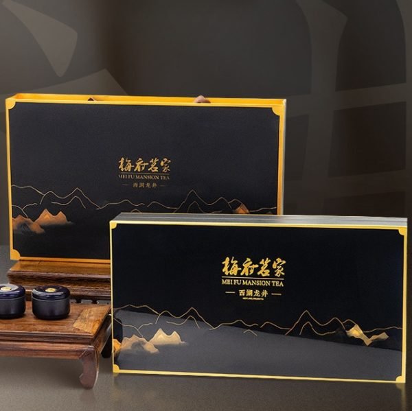 2024 Spring Premium Grade West Lake Ming Qian Long Jing Green Tea Exquisite Small Can Packaging Total 200g