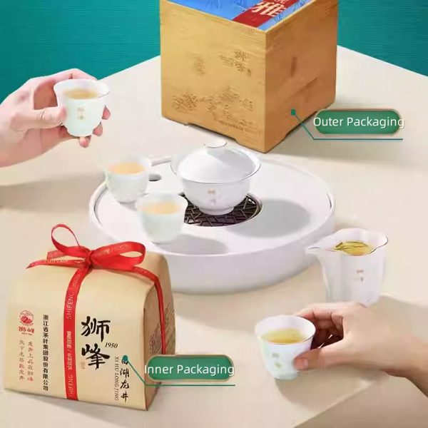 2024 Spring 5s Grade West Lake Shi Feng Long Jing Dragon Well Green Tea With Gift Box 250g