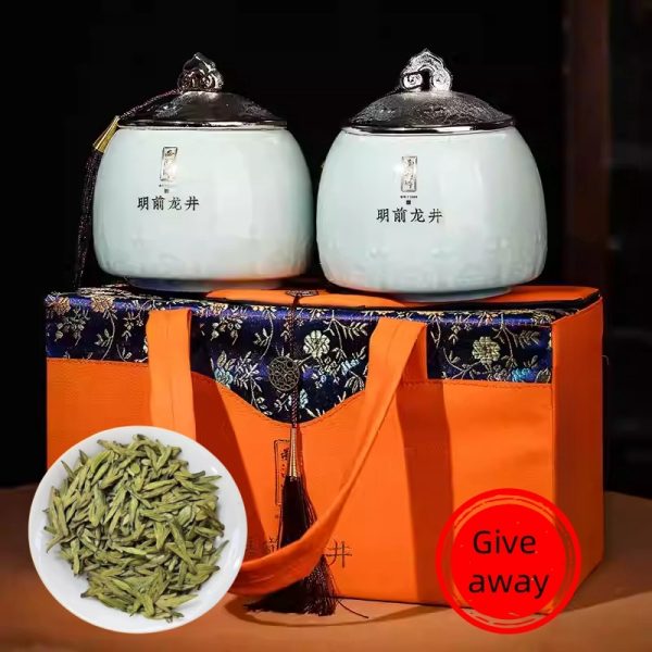 2024 Spring Premium 3a Grade Best Ming Qian West Lake Xi Hhu Longjing Tea 100g With Gift Box