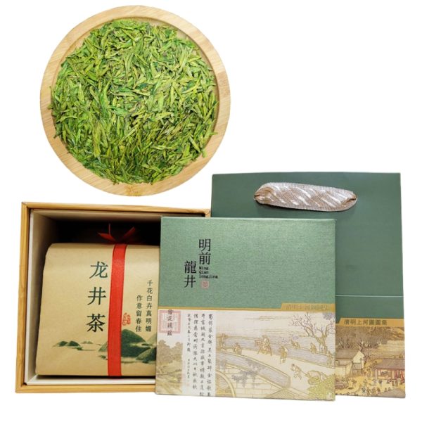 2024 Spring Premium Grade Yu Qian Long Jing Dragon Well Green Tea From Hangzhou