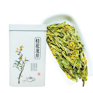 2024 Spring First Grade Osmanthus Dragon Well Longjing Green Tea From Hangzhou