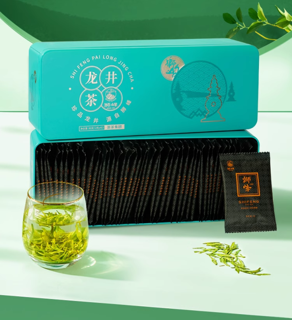 2024 Spring Shifeng Premium Xi Hu Longjing Green Tea With Independent Small Package Total 80g