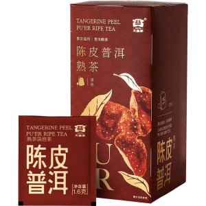 Ripe Tangerine Pu Erh Tea Bags 1.6g*25 Yunnan Sourcing Authentic Chenpi Puer Tea Bags