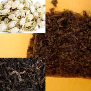Yunnan Sourcing Jasmine Raw Puer Tea Bags 1.6g*25 Authentic Chinese Raw Pu Erh Tea