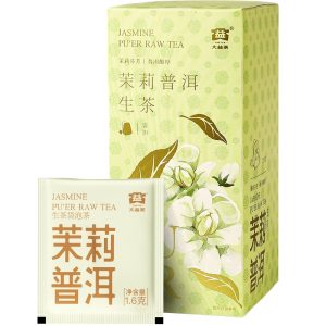 Yunnan Sourcing Jasmine Raw Puer Tea Bags 1.6g*25 Authentic Chinese Raw Pu Erh Tea