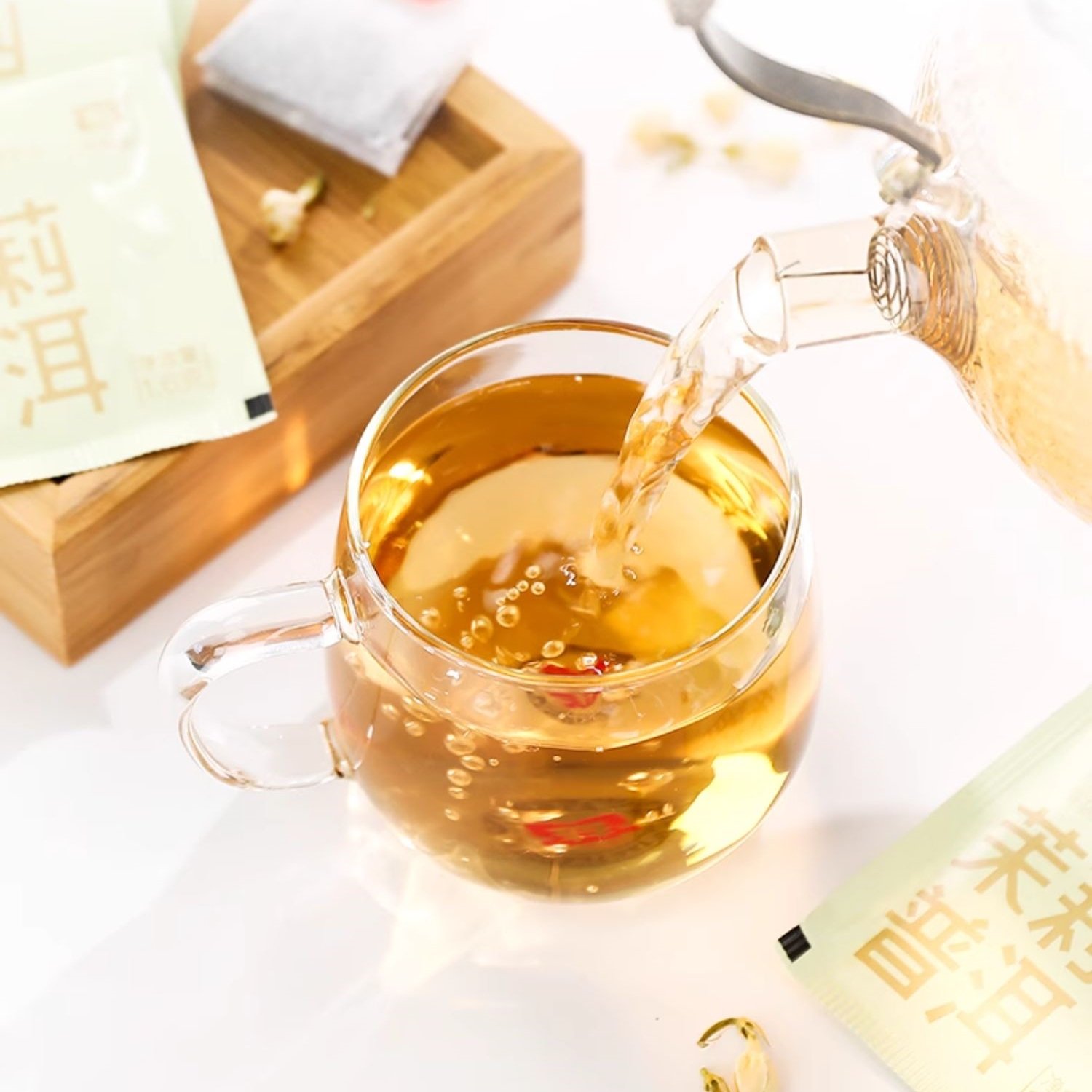 Yunnan Sourcing Jasmine Raw Puer Tea Bags 1.6g*25 Authentic Chinese Raw Pu Erh Tea Yunnan Sourcing Jasmine Raw Puer Tea Bags 1.6g*25 Authentic Chinese Raw Pu Erh Tea