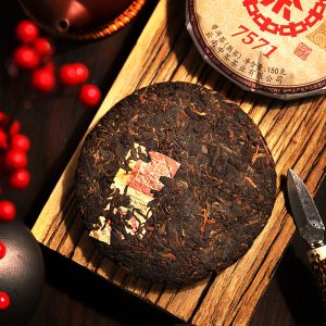 Zhongcha Newest Classic "7571" Shou Puerh Tea Cake 357g Authentic Yunnan Sourcing Chinese Ripe Pu Erh Tea