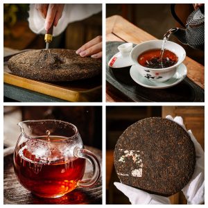 2019 "ancient Woody Fragrance" Shu Puerh Tea 350g Yunnan Sourcing Premium Chinese Ripe Puer Tea Cake