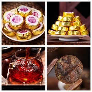Sticky Rice Puerh Tea Mini Tuocha Daily Tea Yunnan Sourcing Nuo Mi Xiang Sticky Rice Pu Erh Tea