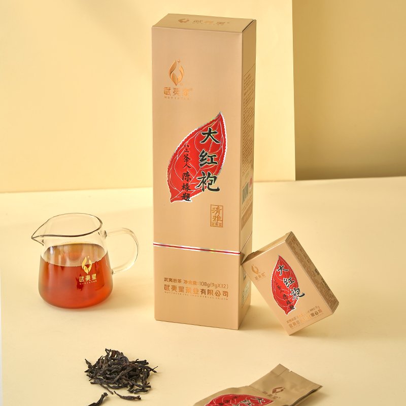 Elegant Premium Grade 108g Da Hong Pao Big Red Robe Oolong Tea Light Roast Fresh Aroma Taste Elegant Premium Grade 108g Da Hong Pao Big Red Robe Oolong Tea Light Roast Fresh Aroma Taste
