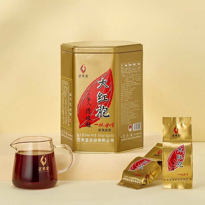 Premium Grade Fully Roasted Authentic Chinese Wuyi Da Hong Pao Big Red Robe Oolong Tea Value Pack 300g Premium Grade Fully Roasted Authentic Chinese Wuyi Da Hong Pao Big Red Robe Oolong Tea Value Pack 300g
