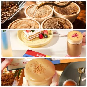 Authentic Chinese Da Hong Pao Latte Milk Tea Wuyishan Dahongpao Oolong Tea With Freeze-dried Arabica Coffee