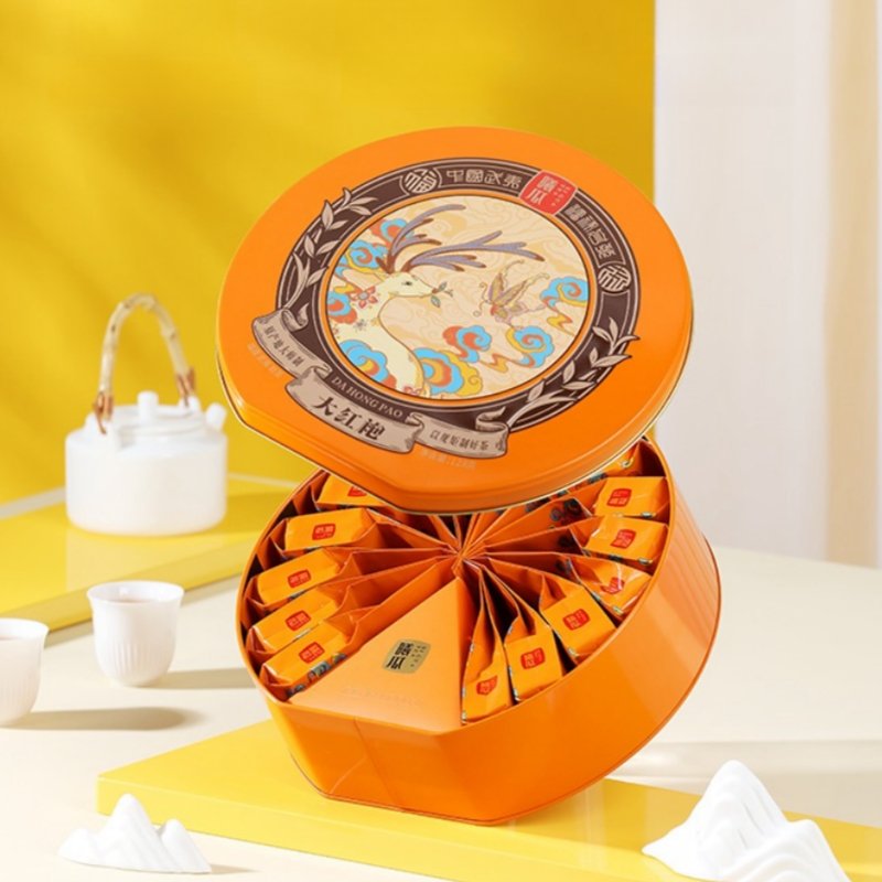 Chinese Classic Light Fragrance Wuyi Da Hong Pao Big Red Robe Oolong Tea 128g With Creative Gift Box Chinese Classic Light Fragrance Wuyi Da Hong Pao Big Red Robe Oolong Tea 128g With Creative Gift Box