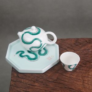 Chinese Year Of The Snake Teapot Set